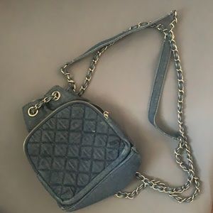 Denim backpack/crossbody